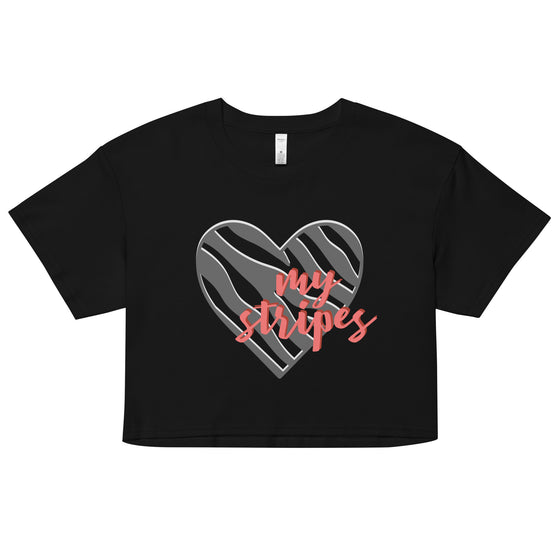 Love My Stripes Crop Tee